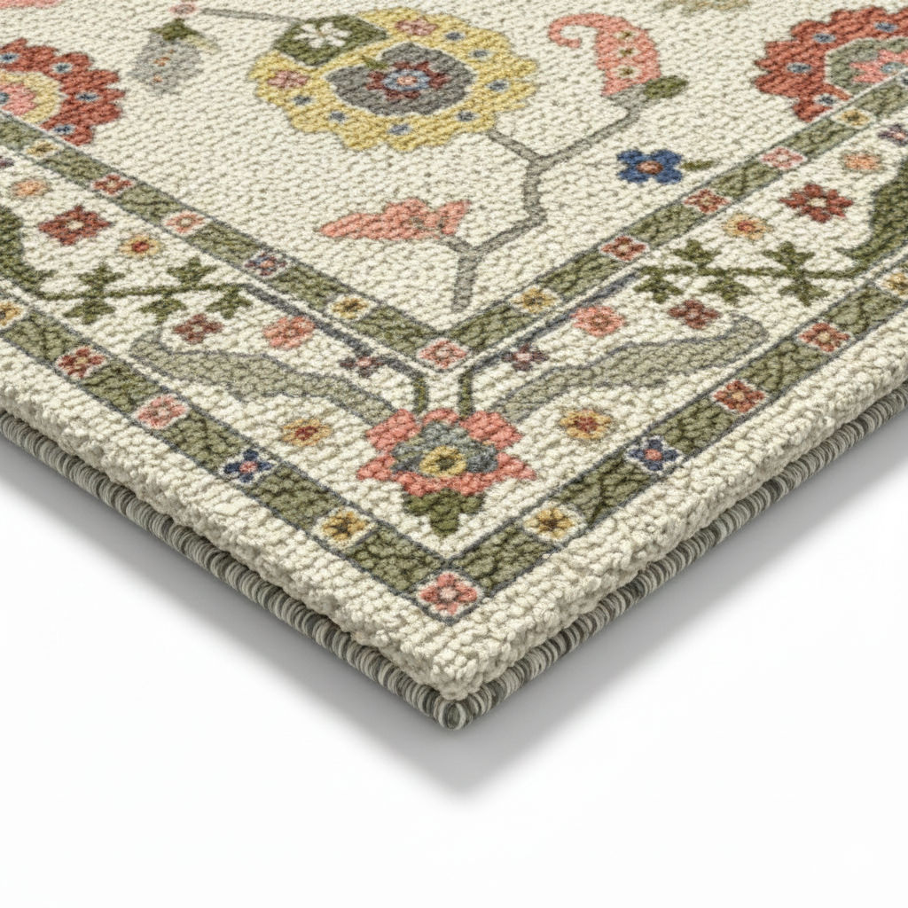 AVELANIS - Hand Knotted Oushak Carpet